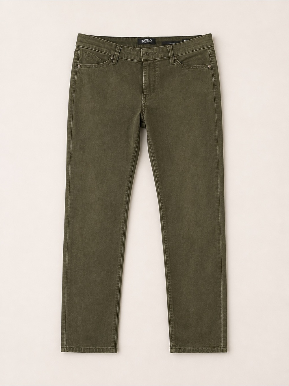 Buffalo David Bitton Women's Ankle Jeans in Olive Green
